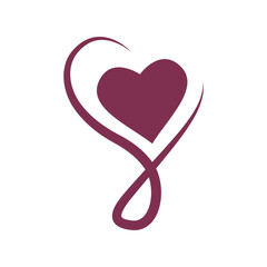 Collection of Valentine's Day Heart elements for template design elements