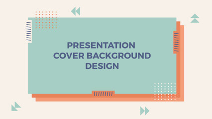 Memphis presentation design background