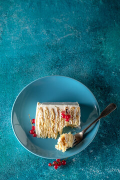 Cake. A piece of delicious and beautiful cake. High quality photo