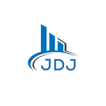 JDJ letter logo. JDJ blue image. JDJ Monogram logo design for entrepreneur and business. JDJ best icon.	
