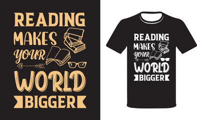 Reading T-shirt, Gift for Reading lovers,  Typography colorful vector t-shirt, Vector t-shirt design Funny Reading quote vector template.