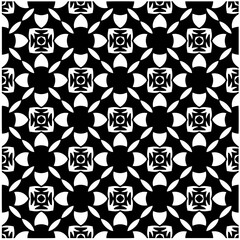 Design seamless monochrome geometric pattern. Abstract background. Vector art.Perfect for site backdrop, wrapping paper, wallpaper, textile and surface design. 