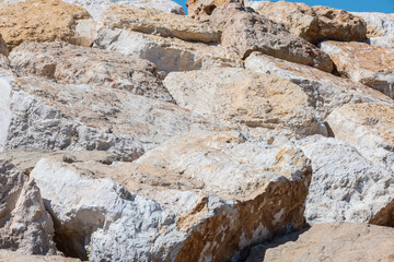 Natural stones as background, closeup
