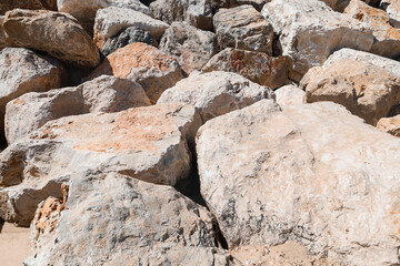 Natural stones as background, closeup