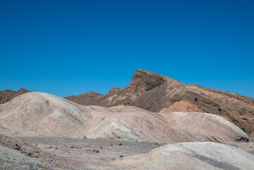 Fototapeta na wymiar Zabriskie point landscape in Death valley, California, USA.