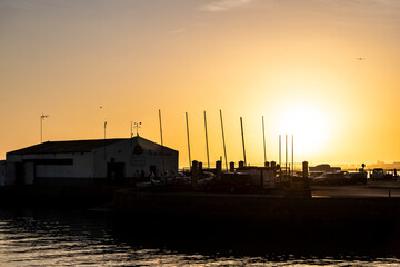 Sunset in Puerto Real, Cadiz, Spain