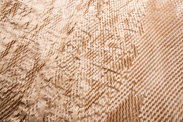 Texture of perforated paper and cardboard.