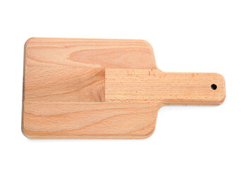 Wooden board isolated on white background