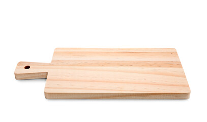 Wooden board isolated on white background