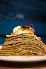 stack of pancakes on a plate