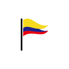 independence day of Colombia icon set vector sign symbol 