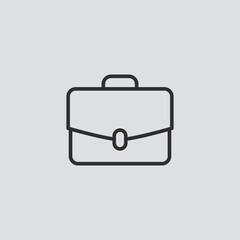Suitcase vector icon sign symbol