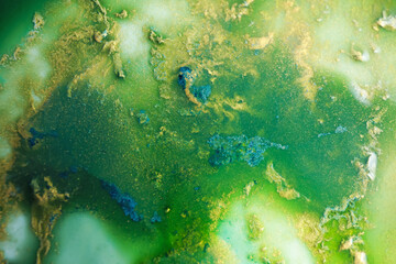 Beautiful abstract ink painting as background, top view