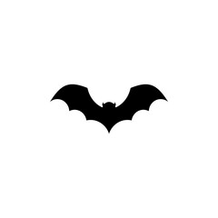 Bat animal glyph icon.