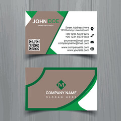 Professional business card design template