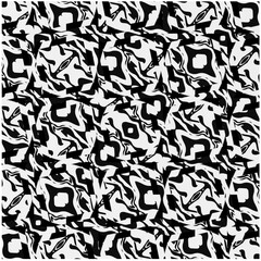 Monochrome Repeat Pattern.black and white grunge  background.Abstract halftone pattern.