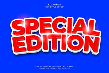 Special sale promo 3d editable text effect