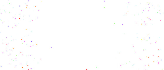 confetti Colorful around the edges.