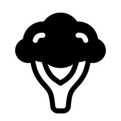 broccoli glyph icon