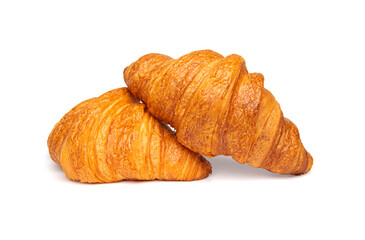 Croissant isolated on white background