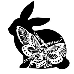 
Easter bunny, bunny, Easter, Halloween, moth, animal, wild, doodle, line art, outline, rabbit, zentangle, vector, drawing, mammal, tattoo, art
