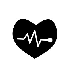 Cardiogram vector icon