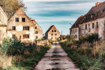 Fototapeta premium alte verlassene Stadt