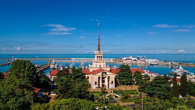 Sochi Marine Passenger Port In Sochi City