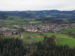 Fototapeta na wymiar Glottertal is a village in the district of Breisgau-Hochschwarzwald in southwestern Baden-Württemberg near Freiburg im Breisgau Germany Europe 