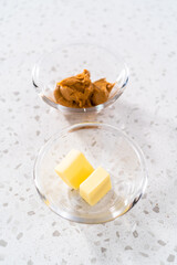 Homemade chocolate peanut butter fudge