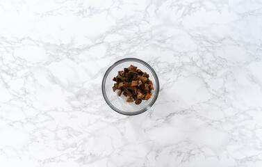 Creamy wild mushroom soup