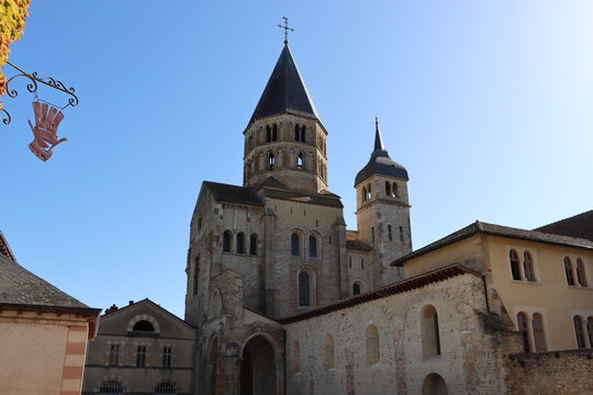 The abbey in Cluny, France 
