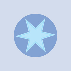 star icon design template 