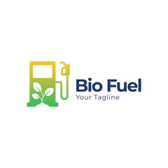 Biogas logo. Oil and gas logo. Industrial or factory design template. Vector illustration