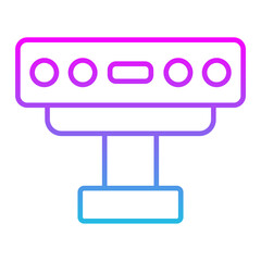 Kinect Line Gradient Icon