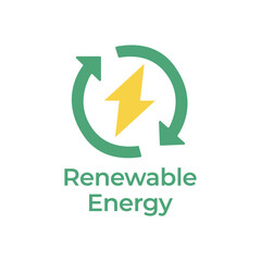 Renewable Energy Logo. Nature Power Logo Template. You can change text and colors very easy using the named and organized layers that includes the file.