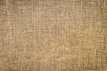 Striped linen sack texture background in brown