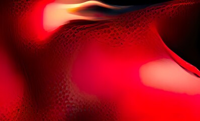 Abstract Red and Black Whirl Cube Design Art Background, Texture and Illustration