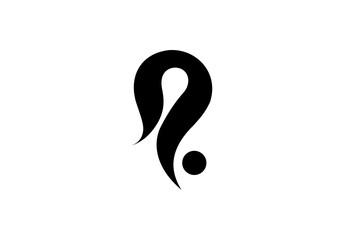 logo letter initial p initial company icon business logo background illustration