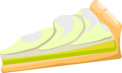 lemon pie slice