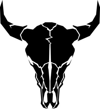 recommend clip art: bull skull