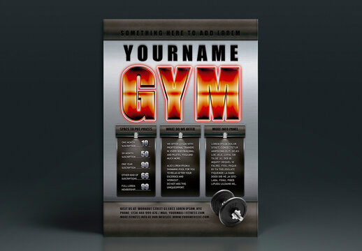 GYM Flyer or Poster