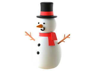 snowman with hat