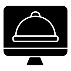delivery food online icon