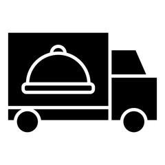 truck delivery food icon