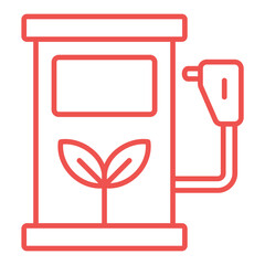 Eco Fuel Multicolor Line Icon