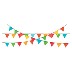 garlands hanging party decoration