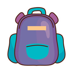 schoolbag purple school supply