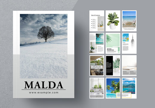 Malda Magazin Layout