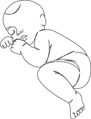 newborn baby sleeping